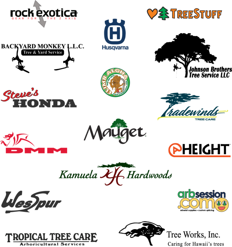 2024 Hawai’i Tree Jamboree SPONSORS Aloha Arborist Association